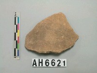 藏品(灰褐色夾砂陶片)的圖片